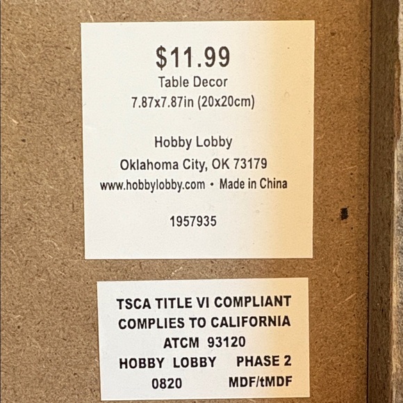 Hobby Lobby Table Decor with Natural Wood Finish Lemon - Picture 2 of 4